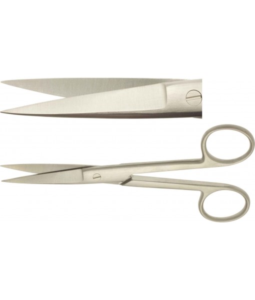 ELCON SURGICAL SCISSORS 145MM, STRAIGHT, POINTED ST