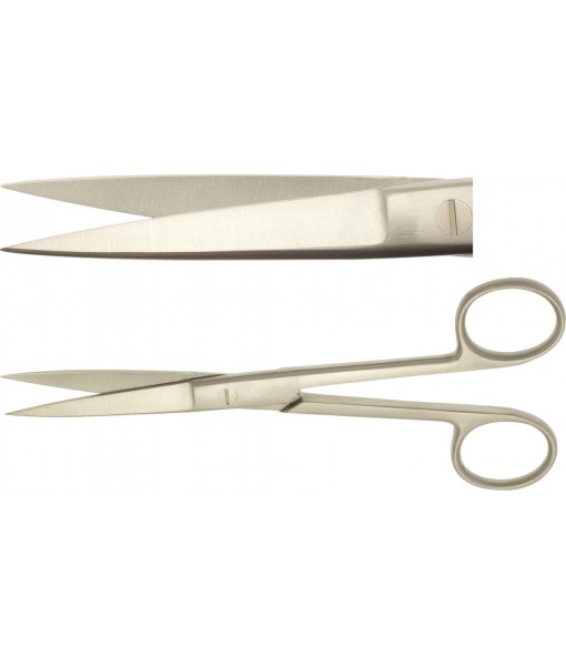 ELCON SURGICAL SCISSORS 155MM, STRAIGHT, POINTED ST