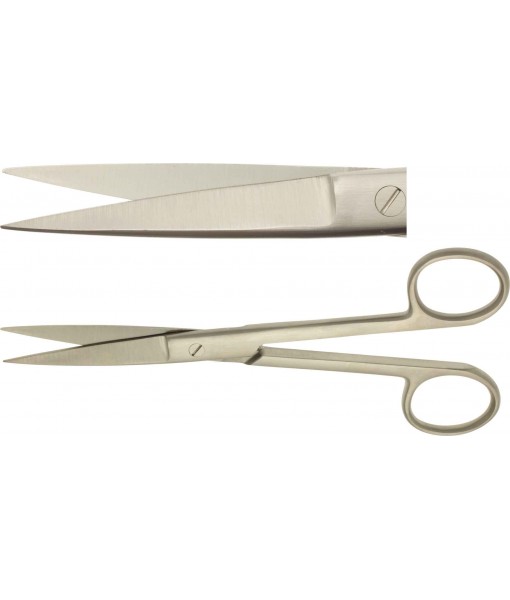 ELCON SURGICAL SCISSORS 165MM, STRAIGHT, POINTED St