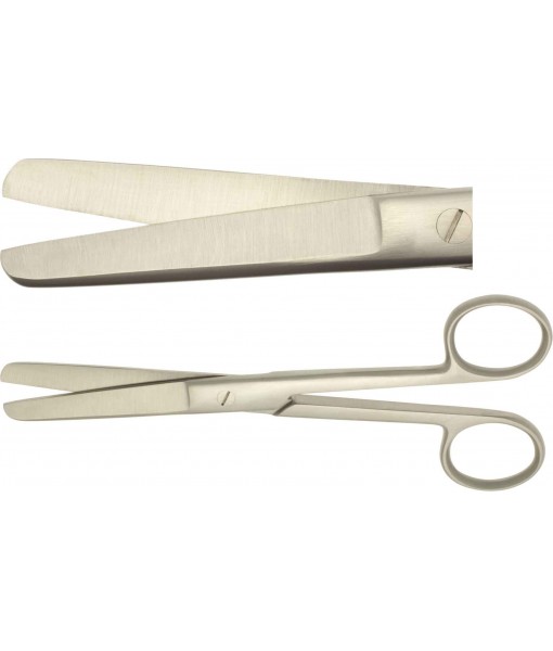 ELCON SURGICAL SCISSORS 155MM, STRAIGHT, BLUNT ST