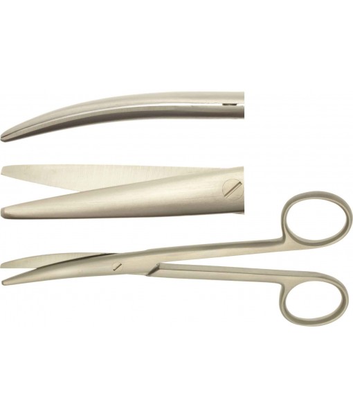 ELCON MAYO SILENT DISSECTION SCISSORS 170MM, CURVED, STUMP ST