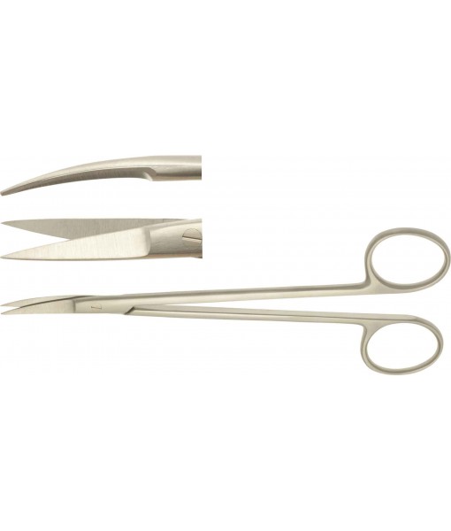 ELCON KELLY SURGICAL SCISSORS 160MM, CURVED, POINTED St