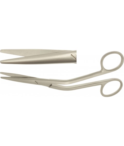 ELCON COTTLE NOSE SCISSORS 160MM, KNEE BEND, STUMP, WORKING LENGTH 85MM