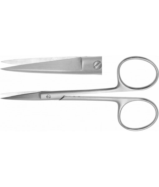 ELCON SEALY NOSE SCISSORS 110MM, STRAIGHT, POINTED St
