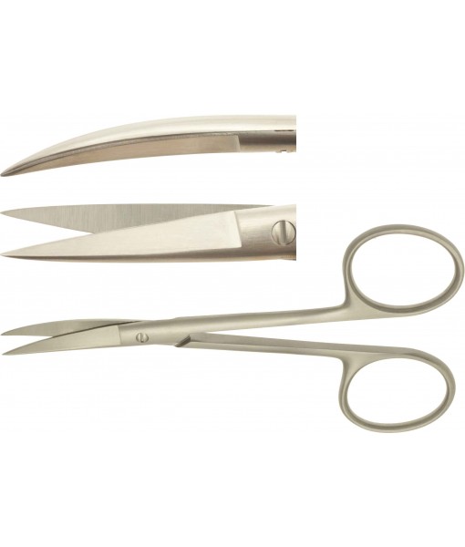 ELCON SEALY NOSE SCISSORS 110MM, CURVED, POINTED St