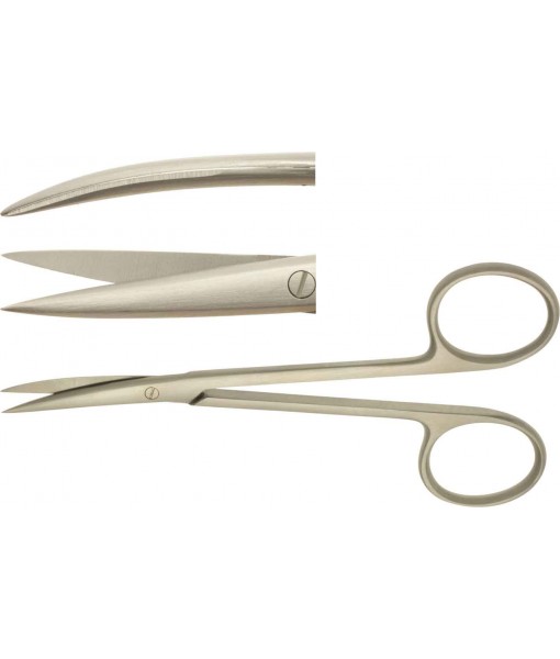 ELCON KILNER DISSECTION SHEARS 120MM, CURVED, POINTED ST