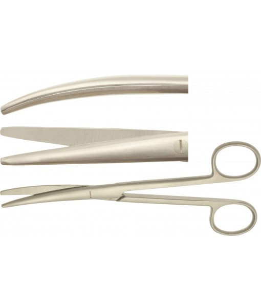 ELCON MAYO-LEXER DISSECTION SHEARS 165MM, CURVED, STUMP ST
