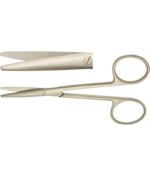 ELCON LEXER-BABY DISSECTION SCISSORS 100MM, STRAIGHT, BLUNT ST