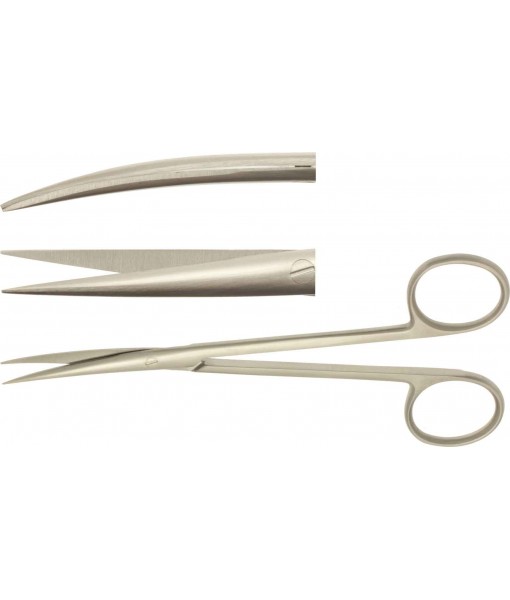 ELCON METZENBAUM DISSECTION SHEARS 145MM, CURVED, POINTED ST