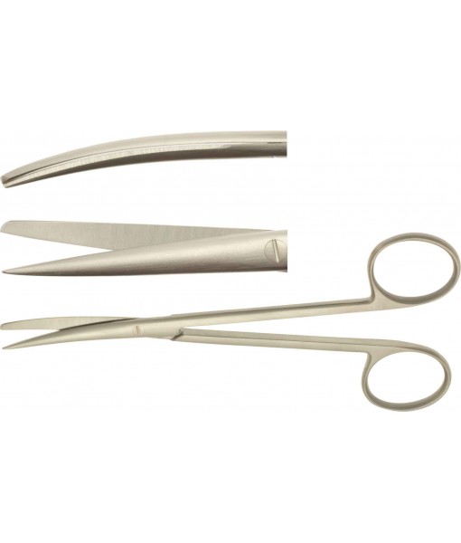 ELCON METZENBAUM DISSECTION SHEARS 145MM, CURVED, POINTED/STUMP ST