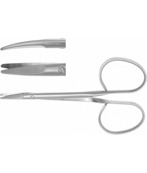 ELCON RAGNELL DISSECTION SHEARS 100MM, CURVED, STUMP ST