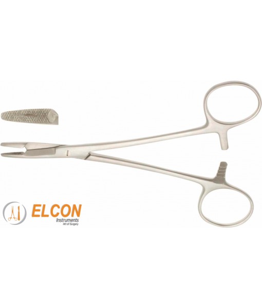 ELCON OLSEN-HEGAR NEEDLE HOLDER WITH SCISSOR 140MM WITH GROOVE